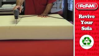 The Foam Shop  Sofa Cushion Replacement [upl. by Waxman379]