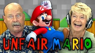 UNFAIR MARIO Elders React Gaming [upl. by Emmer518]