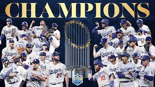 Los Angeles Dodgers 2020 World Series Champions Highlights [upl. by Akiwak]