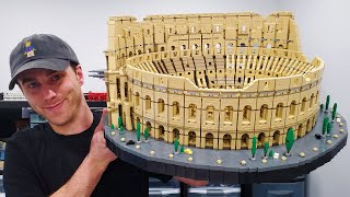 LEGO Colosseum Build amp Review BIGGEST LEGO SET EVER [upl. by Karlen971]