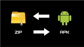 How to change a filefolderzip to an APK or any other file format to another format 2019 [upl. by Neelear]