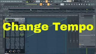 FL Studio 20 How to Change Tempo [upl. by Trefler]