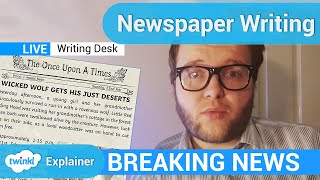 How To Write A Newspaper Article  Report Writing KS2 [upl. by Treborsemaj]