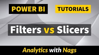 Filters vs Slicers in Power BI Tutorial 3950 [upl. by Sinnod]