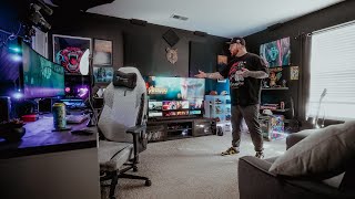 My DREAM Gaming Setup  Stream Room Tour [upl. by Yht]