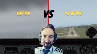 IFR vs VFR flight  Instrument Flight Rules VS Visual Flight Rules [upl. by Eeniffar]