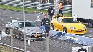 2JZ Supra vs Nissan GTR Switzer P800 [upl. by Rafaelof920]