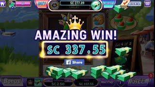 Luckyland slots free spins BIG win on LUCKY DUCK [upl. by Nosredneh]