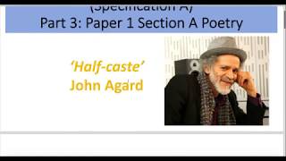 Analysis of Halfcaste by John Agard [upl. by Anilocin530]