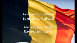 Belgian National Anthem  quotLa Brabançonnequot FRDENLEN [upl. by Ahtiuqal127]