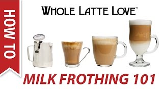 Milk Frothing for Beginners [upl. by Nail]