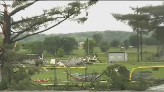 Tornado near Tomah western Wisconsin storm damage  FOX6 News Milwaukee [upl. by Arreip554]