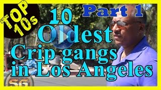 Top 10 Oldest Crip street gangs in Los Angeles by Alex Alonso Pt1of 2 [upl. by Louanne]