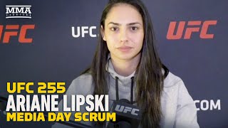 UFC 255 Ariane Lipski Wants to KO or Submit Antonina Shevchenko Get Title Shot  MMA Fighting [upl. by Theurich]