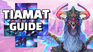 How To Handle A God With 11 Abilities SMITE Tiamat Guide Abilities amp Leveling Order [upl. by Rento69]