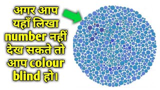 Colour Blindness Test Hindi TYB 2017  Test Your Brain 2018 [upl. by Chiquia]