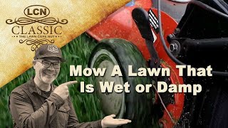 How To Mow A Lawn That Is Wet or Damp [upl. by Hyps]