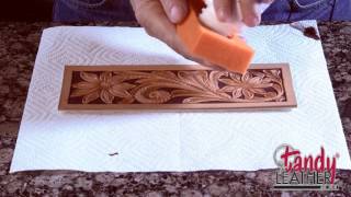 Learning Leathercraft with Jim Linnell – Lesson 9 Dyeing and Finishing [upl. by Caye]