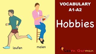 Learn German Vocabulary  Hobbies in German Hobbys [upl. by Llezniuq]