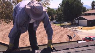 Hip amp Ridge Shingles Install [upl. by Yelsnya]