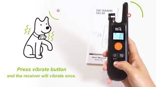 How to Use DogCare Dog Training Collar TC01 [upl. by Haidabo661]