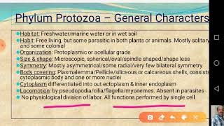 Phylum Protozoa  General Characters and Classification [upl. by Saleem443]