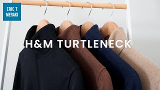 HampM HAUL Mens Turtleneck Sweater Review  Info amp Size Guide [upl. by Ridley294]