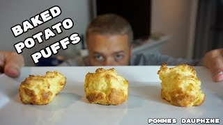 Baked Potato Puff  Pommes Dauphine [upl. by Esilram]