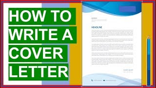 HOW TO WRITE A COVER LETTER Brilliant Cover Letter Examples  Template [upl. by Adali525]