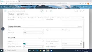 How to use Prepayment Feature in Business Central  Tensoft [upl. by Stent]