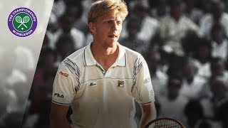 Boris Becker vs Ivan Lendl Wimbledon semifinal 1989 Extended Highlights [upl. by Dirgis324]