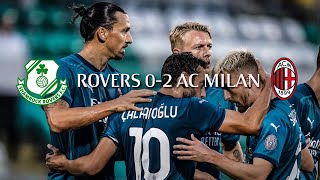 Highlights  Shamrock Rovers 02 AC Milan  Europa League 202021 [upl. by Nnaecyoj529]