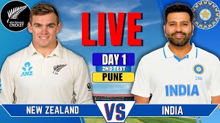 India vs New Zealand 2nd Test Day 1  IND vs NZ Live Match Today  Live Match Score amp Commentary [upl. by Deadman]