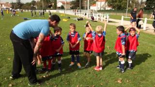 Entrainement  école de rugby [upl. by Bent]