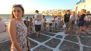 Exploring Mykonos Town Greece  Tourist Heaven or Hell [upl. by Eceer]