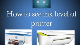 HOW TO SEE INK LEVEL OF HP PRINTERS [upl. by Eggett]