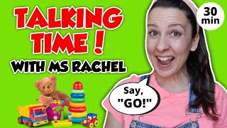 Talking Time with Ms Rachel  Baby Videos for Babies and Toddlers  Speech Delay Learning Video [upl. by Jahncke919]