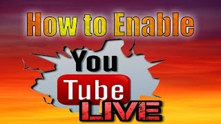 How to Enable live streaming on youtube channel [upl. by Meehahs]