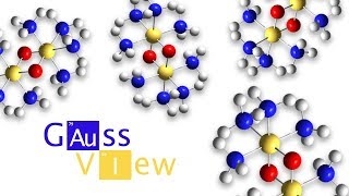 GaussView 6 Tutorial 1 Building Molecules [upl. by Atteval]