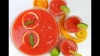 Fruit Punch The Ultimate Summer Drink NO added Sugar  CaribbeanPotcom [upl. by Eilrahs]