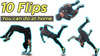 Best Top 10 Easiest Flips  Anyone can do it 🔥 [upl. by Wilen]