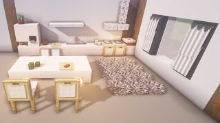 Minecraft Modern Kitchen Build Tutorial [upl. by Edwine]