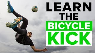 BICYCLE KICK TUTORIAL  Master these football skills [upl. by Montague]