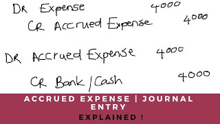 How to Record Accrued Expenses  Journal Entry  What is an Accrued Expense [upl. by Edsel45]