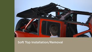 Soft Top Installation And Removal  How To  2019 Jeep Wrangler [upl. by Akinet95]