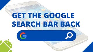 How to get the Google search bar back on a Samsung phone Android 11 [upl. by Eico668]