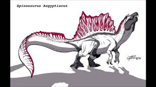 Spinosaurus Aegyptiacus Sound Effects [upl. by Eimmat279]