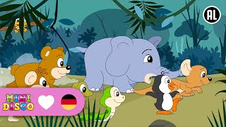 DIE TIERE AUS DEM GROßEN ZOO  Kinderlieder  Mini Disco [upl. by Dianuj]