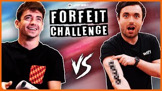 The Forfeit Challenge with Charles Leclerc [upl. by Ajnat]