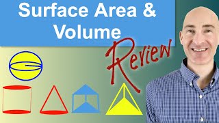 Surface Area and Volume Review Geometry [upl. by Fenner]